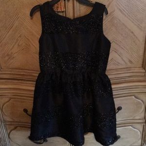 Pippa & Julie girls black dress.
